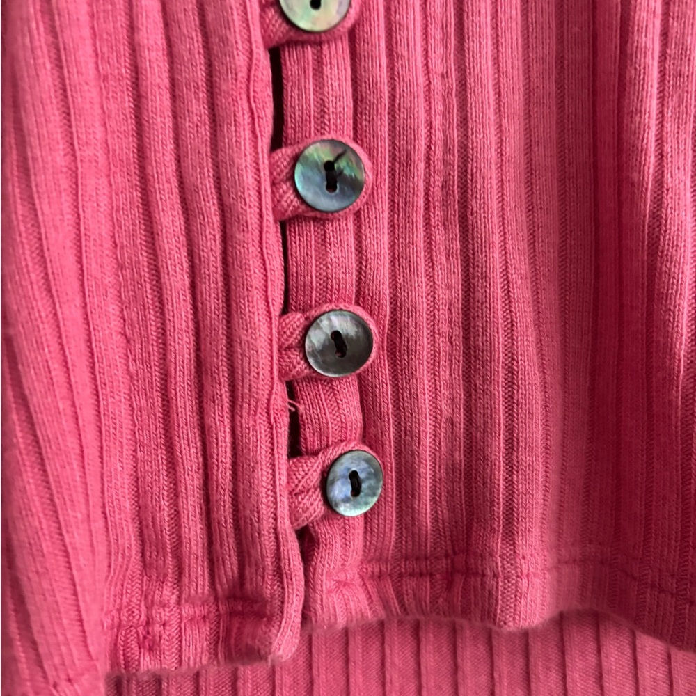 Reformation Button Front Crop Top - image 3